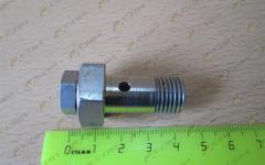Болт М14х30 штуцерный клапана на ТНВД с пружинкой (Euro 3)