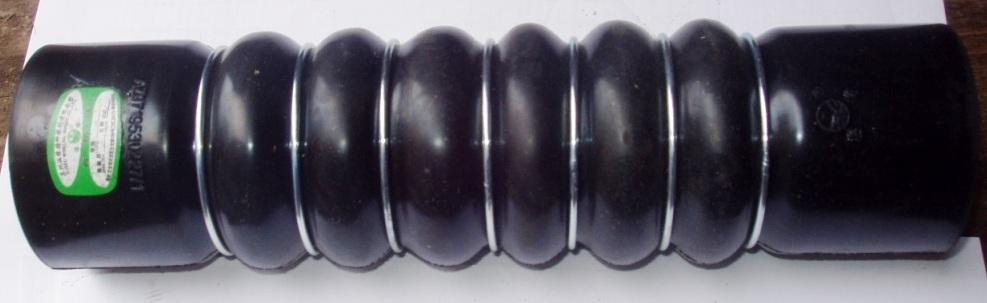 Патрубок радиатора l=260, d=50, D=65 резинотканевый (нижний) (H,S) WG9719530227