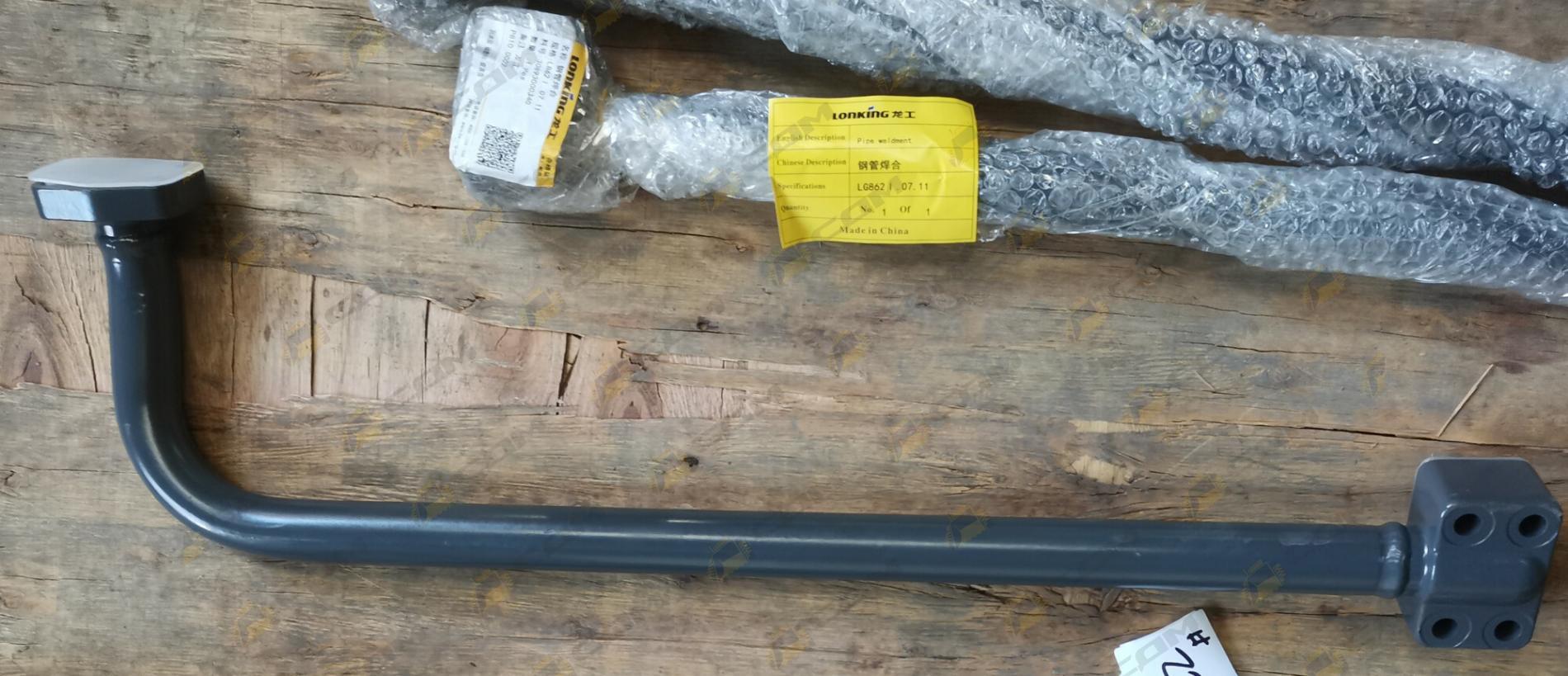 Трубка гидроцилиндра ковша LG863N 30893000340/L862I.07.11